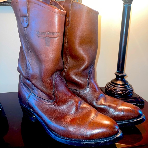 Mason Western work boots EUC - Picture 1 of 4